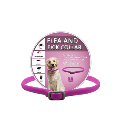 ⏰LIMITED TIME 50% OFF!🔥50K+ SOLD! Natural Essential Oil Pet Pest Repellent Collar - Adjustable Fit & Lightweight