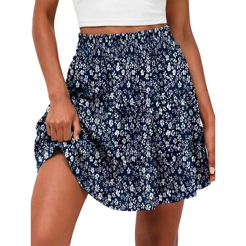 ⏰Limited Hot Sales - Just ￡13.99🔥55K+ SOLD!✨Women’s Elastic High Waist Tiered Ruffle Skort