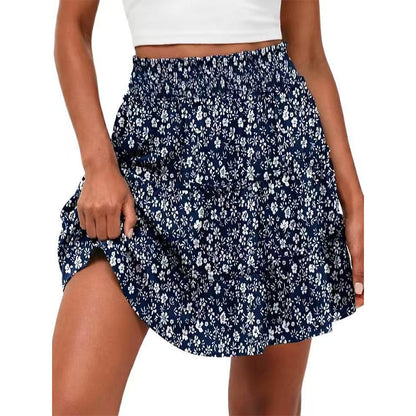 ⏰Limited Hot Sales - Just ￡13.99🔥55K+ SOLD!✨Women’s Elastic High Waist Tiered Ruffle Skort