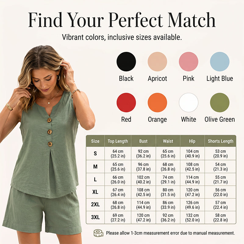 👚LAST DAY 50% OFF✨ 2-piece set – loose top & comfortable trousers – soft fabric, elastic waistband & versatile combination options – can be worn separately or together