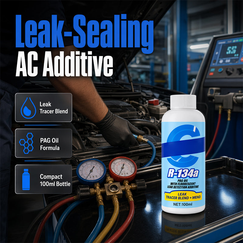 ⏳LAST DAY SALE ONLY￡7.99!!👍FrostSeal Pro™ Automotive A/C Leak Stop with UV Dye