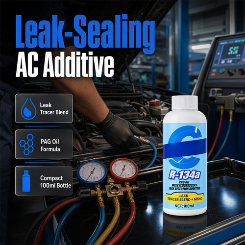 ⏳LAST DAY SALE ONLY￡7.99!!👍FrostSeal Pro™ Automotive A/C Leak Stop with UV Dye