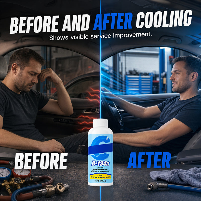 ⏳LAST DAY SALE ONLY￡7.99!!👍FrostSeal Pro™ Automotive A/C Leak Stop with UV Dye