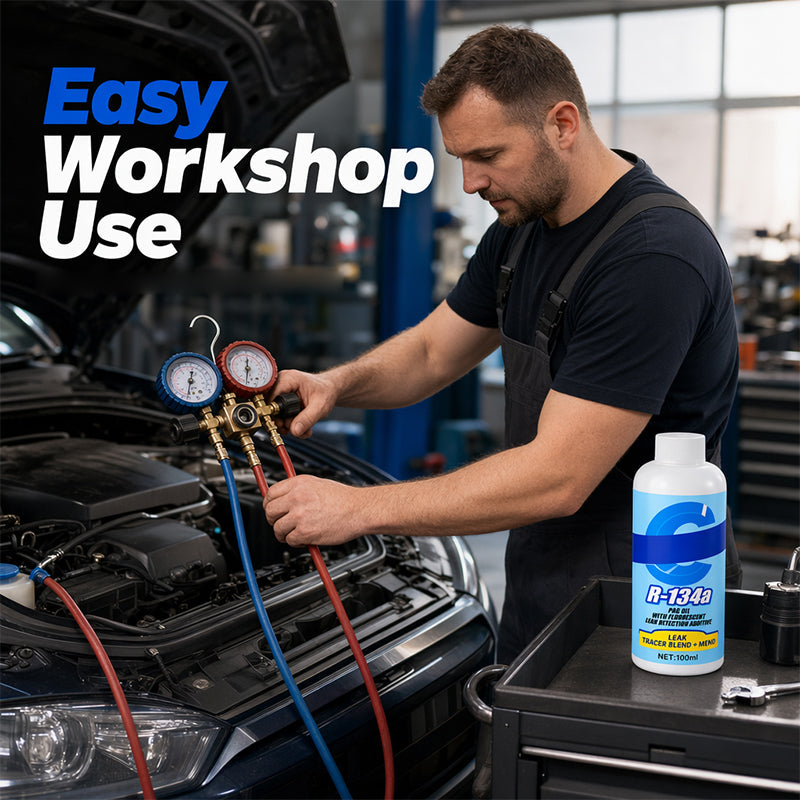 ⏳LAST DAY SALE ONLY￡7.99!!👍FrostSeal Pro™ Automotive A/C Leak Stop with UV Dye