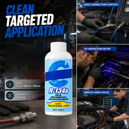 ⏳LAST DAY SALE ONLY￡7.99!!👍FrostSeal Pro™ Automotive A/C Leak Stop with UV Dye