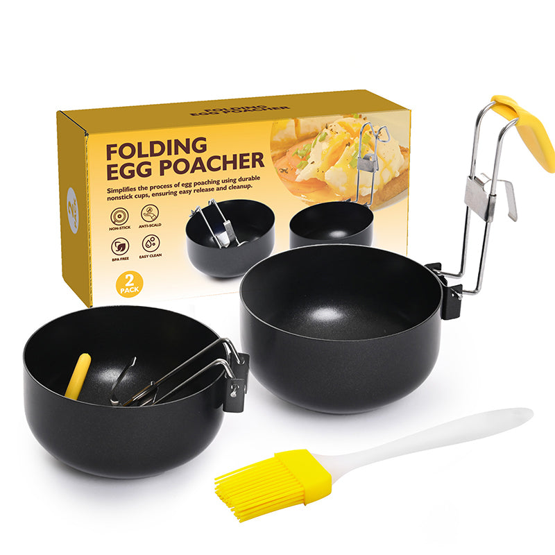 🎉2026 Hot Sale🥚BUY 1 GET 1 FREE!  🍳 Hanging Ear Poached Egg Molds – Perfect Spa Eggs Every Time 🍳