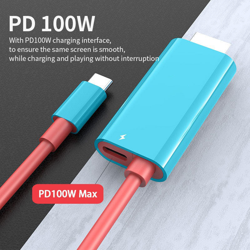 ✈️ Portable USB-C HDMI Cable for Nintendo Switch — No Dock Needed | Ideal for Travel & Home Use