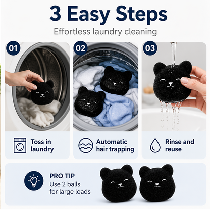 🔥 2026 Best Seller ⭐Cute Bear Pet Hair Remover