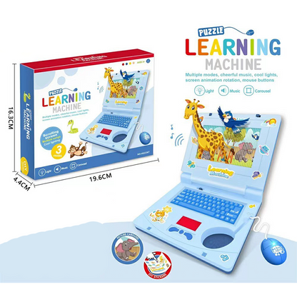 💻 50% Off! 🧸 Interactive Toy Laptop—featuring lights, sounds, and educational games—fostering creativity and motor skills through play 🎵