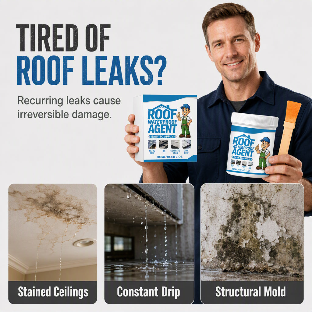 Grey Roof Waterproof Agent with Brush