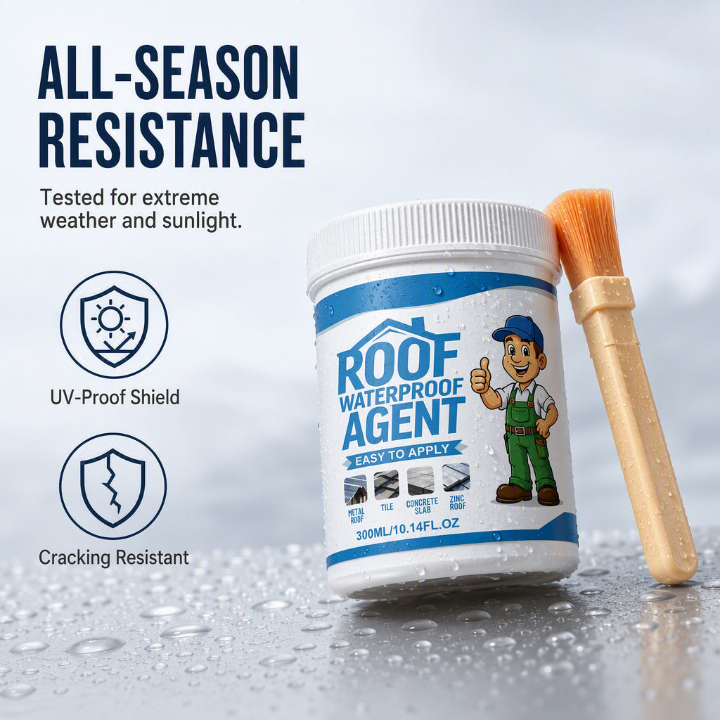 Grey Roof Waterproof Agent with Brush