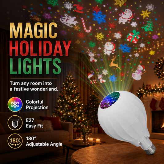 🎄Colorful Rotating Christmas Atmosphere Projector
