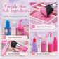 Washable Princess Makeup Set – Non‑irritating, trays & portable case 🎀