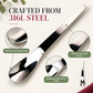 Stainless Steel Dessert Spoon with Long Ergonomic Handle