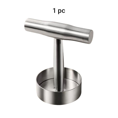 🍔 Round Burger Patty Press | Stainless Steel Mold