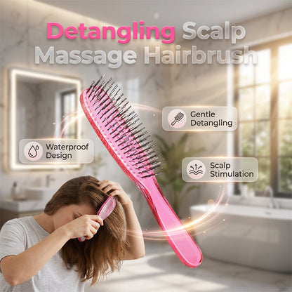 ⏳Limited Time Offer: Buy 2 Get 1 Free🎉Detangle Knots Instantly! Gentle Portable Scalp Massage Hairbrush