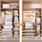 ⏳LAST DAY SALE ONLY￡6.99 !🏆🧳No‑Pump Vacuum Storage Bags – Press & seal, no pump needed. Saves 80% space, keeps clothes dry & dust‑free. Perfect for bulky bedding & off‑season gear. 🛏️🗄️